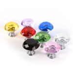 Diamond Shape Glass Knobs [Diamant]
