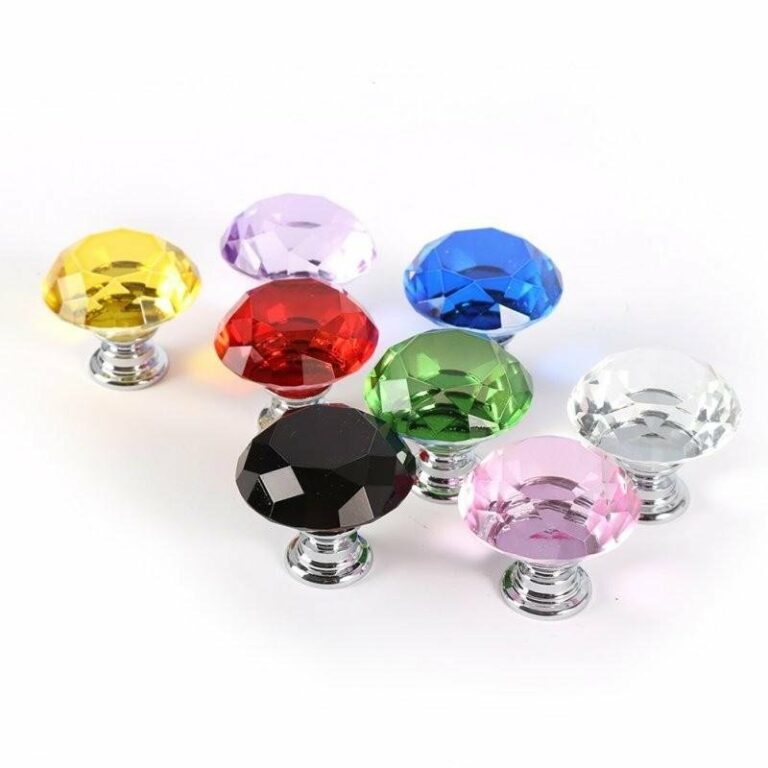 Diamond Shape Glass Knobs [Diamant] | Depot Direct