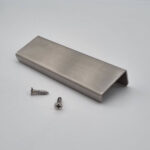 Heavy Duty Concealed Lip Pull [Forte] – Brushed Stainless, Length = 116mm [CLEARANCE]