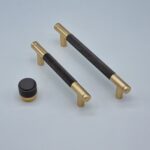Knurled Two-Tone T Bar Handles [Moleta]