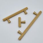 Solid Brass Knurled T Bar Handles [Moleté] - Image 4