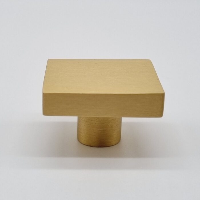 Solid Brass Square Knobs [Piazza] - Image 2