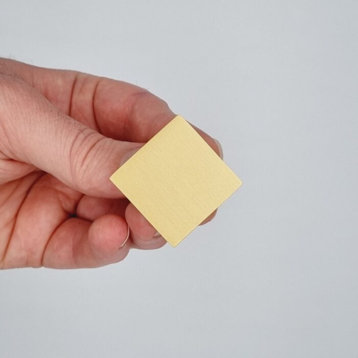 Solid Brass Square Knobs [Piazza] - Image 6