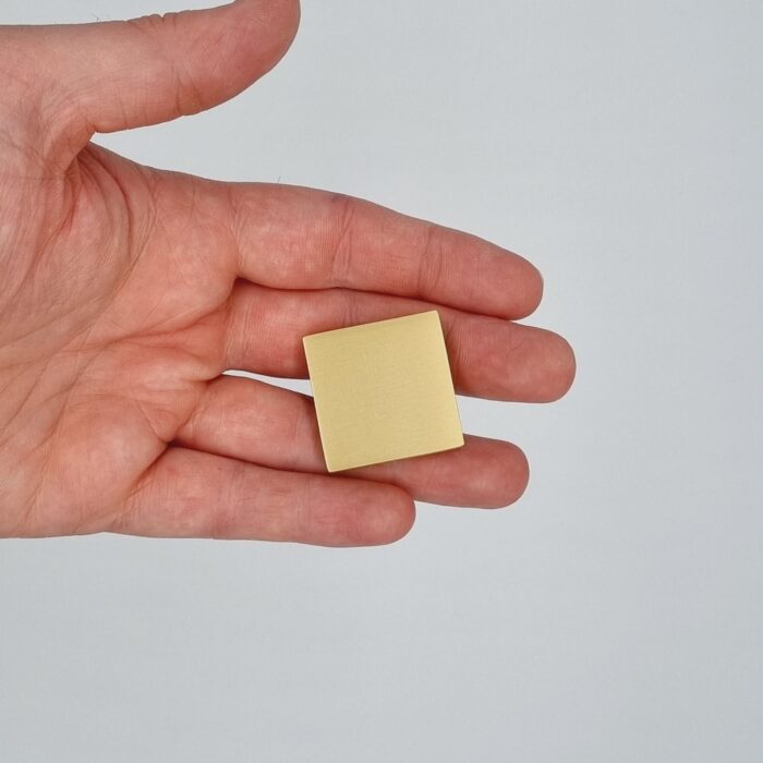 Solid Brass Square Knobs [Piazza] - Image 7