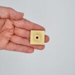 Solid Brass Square Knobs [Piazza] - Image 8