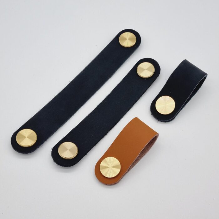 Faux Leather & Brass Handles [Lader] - Image 1
