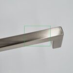Slim Square Bar Handles [Kaita] – Brushed Nickel, CC = 128mm [SECONDS] - Image 2