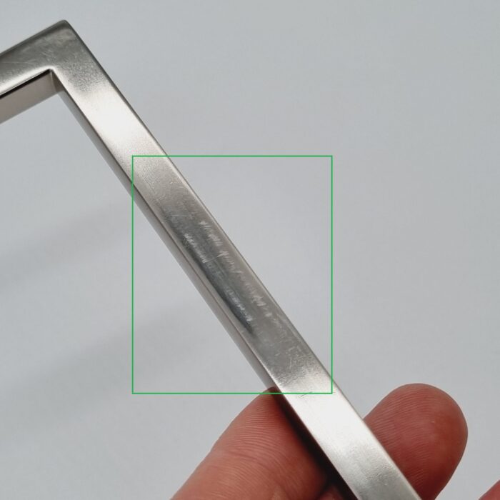 Slim Square Bar Handles [Kaita] – Brushed Nickel, CC = 128mm [SECONDS] - Image 5