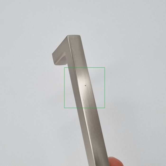 Slim Square Bar Handles [Kaita] – Brushed Nickel, CC = 128mm [SECONDS] - Image 6