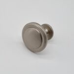Grooved Knob [Mardite] – Brushed Nickel, 30mm [CLEARANCE]