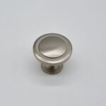 Grooved Knob [Mardite] – Brushed Nickel, 30mm [CLEARANCE] - Image 3