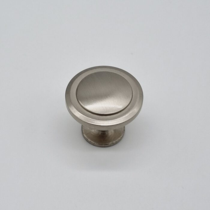 Grooved Knob [Mardite] – Brushed Nickel, 30mm [CLEARANCE] - Image 3