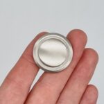 Grooved Knob [Mardite] – Brushed Nickel, 30mm [CLEARANCE] - Image 4