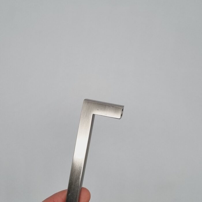 Slim Square Bar Handles [Kaita] – Brushed Nickel, CC = 160mm [SECONDS] - Image 5