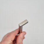 Slim Square Bar Handles [Kaita] – Brushed Nickel, CC = 160mm [SECONDS] - Image 6