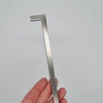 Slim Square Bar Handles [Kaita] – Brushed Nickel, CC = 160mm [SECONDS] - Image 7