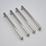 Slim Square Bar Handles [Kaita] – Brushed Nickel, CC = 160mm [SECONDS]