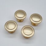 Grooved Knob [Mardite] – Brushed Brass, 30mm [SECONDS]